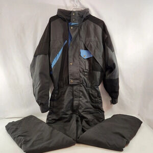 Nevica Chinook Ski Jumpsuit  Suit Trekking Mountain Dark Grey Mens 40M
